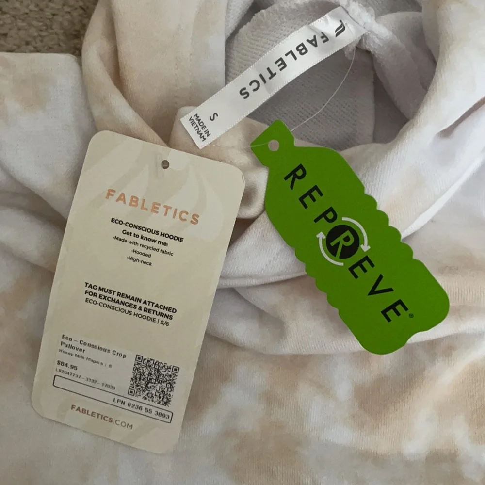 Fabletics cropped tye dye hoodie - Picture 5 of 6